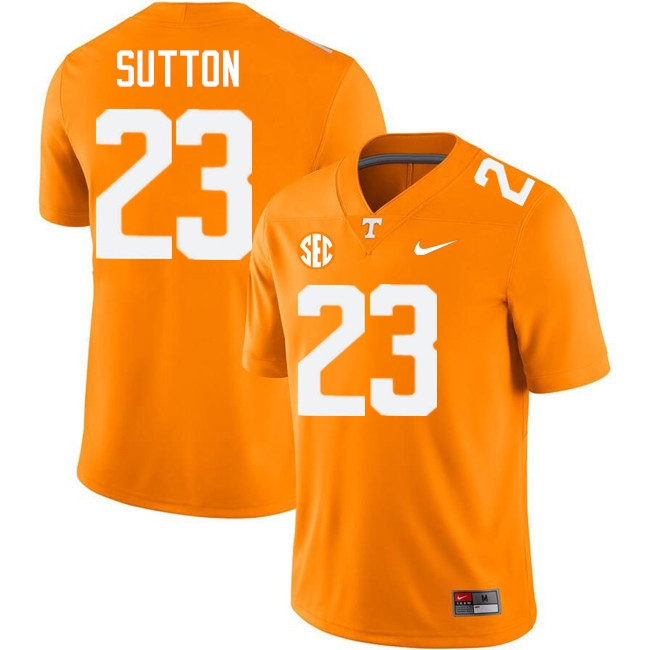 Cameron Sutton Tennessee Jersey,Tennessee Volunteers #23 Cameron Sutton College Jersey-Orange